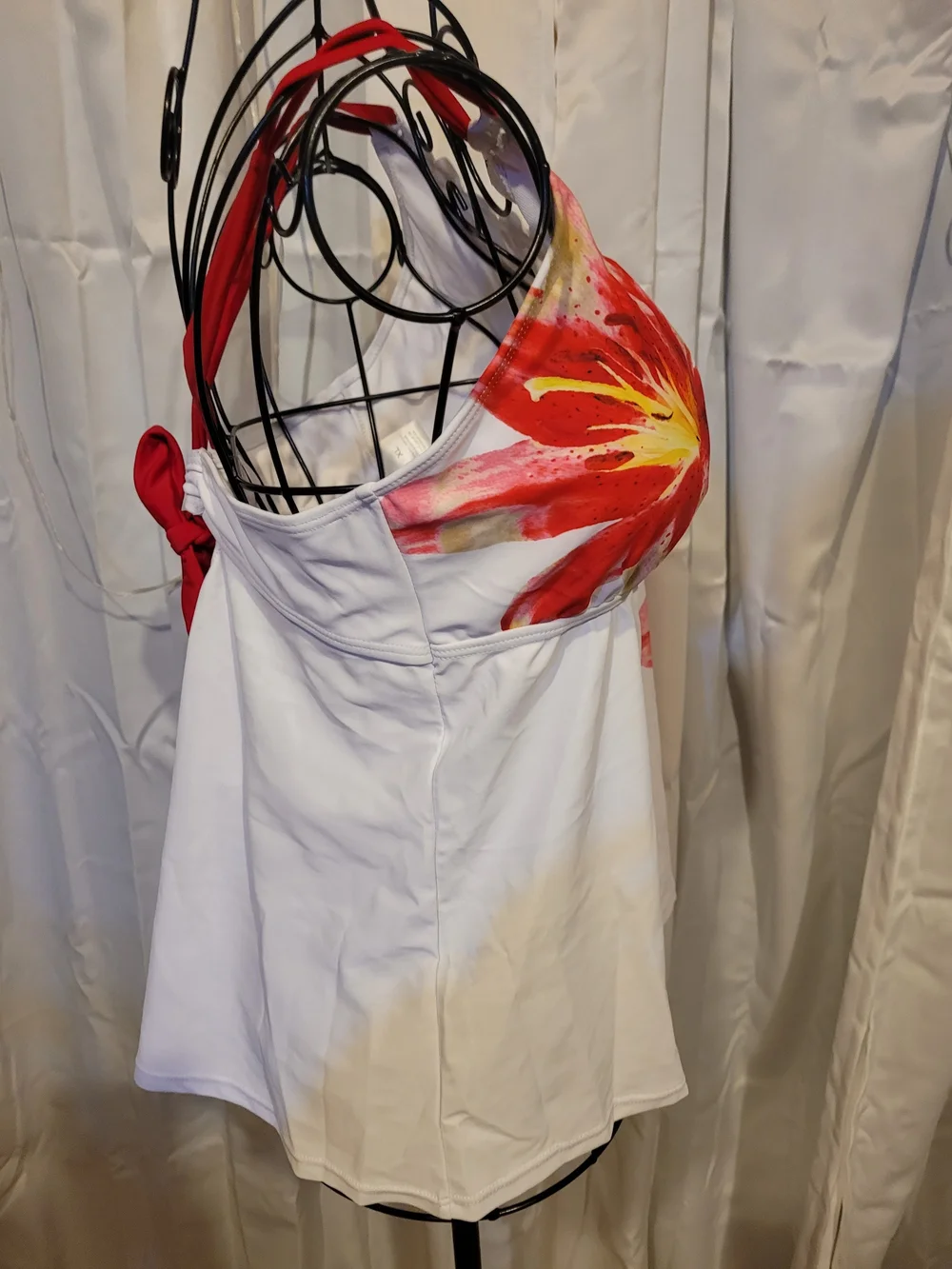 Amazon white tankini